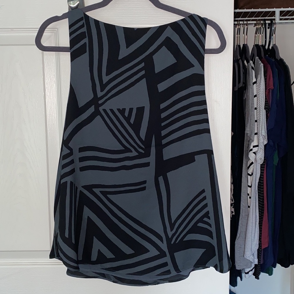 LOFT Black and Gray Tank